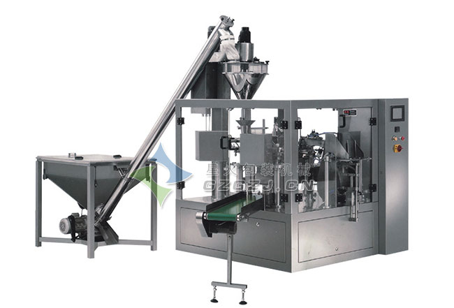 高速給袋式粉劑粉料粉體包裝機-粉劑自動計量包裝機