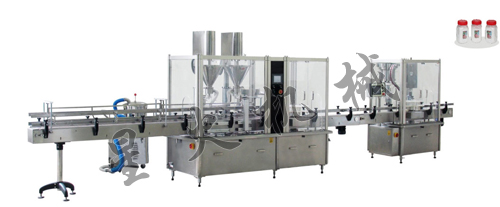 粉劑灌裝旋蓋生產線