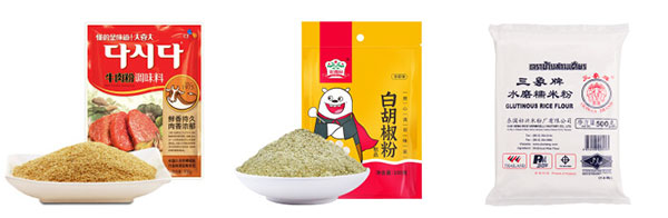 調味料包裝機械樣品實拍