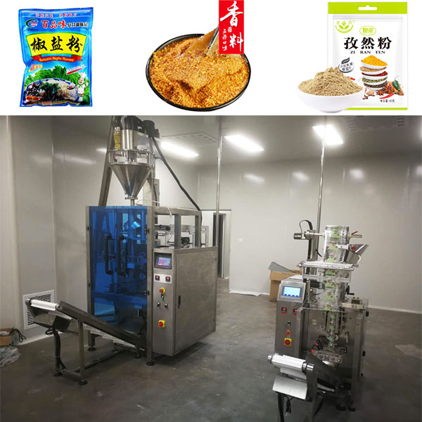 自動化椒鹽粉包裝機械案例實拍